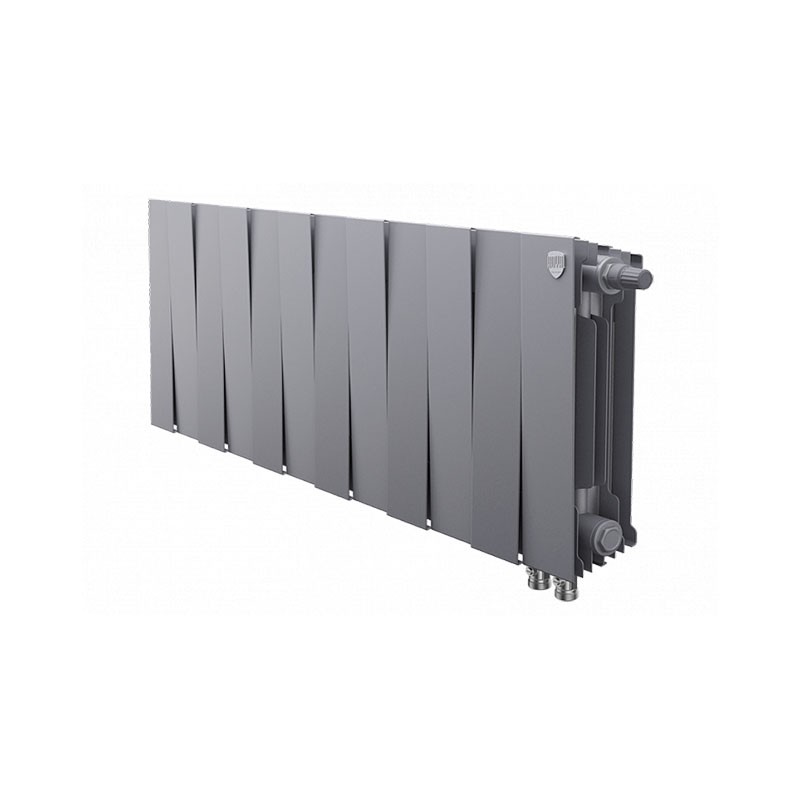 Биметаллический радиатор Royal Thermo PianoForte 300 VDR Silver Satin (10 секций)